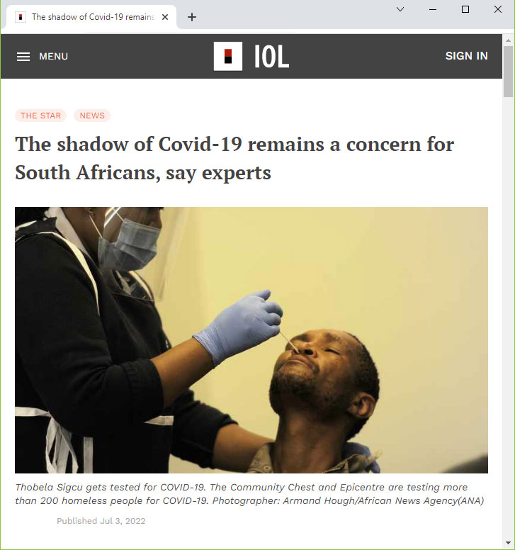 IOL News Article